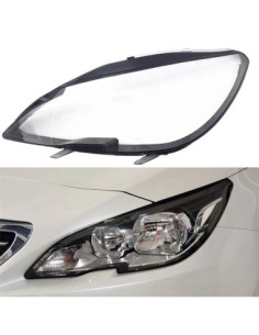 Left headlight glass for Peugeot 408 (2014 - 2017) 2