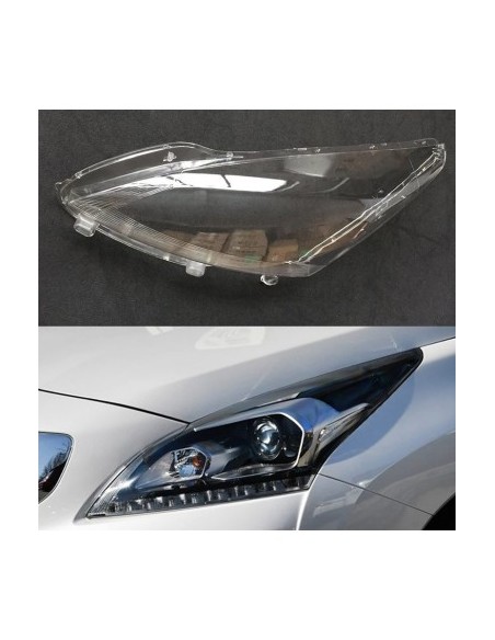 Left headlight glass for Peugeot 3008 (2009 - 2013)