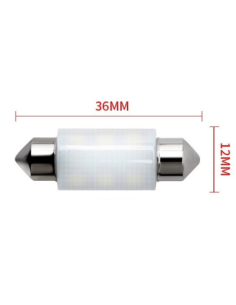 White LED Car C5w, soffit, ceramic Canbus with 6 smd,... 2