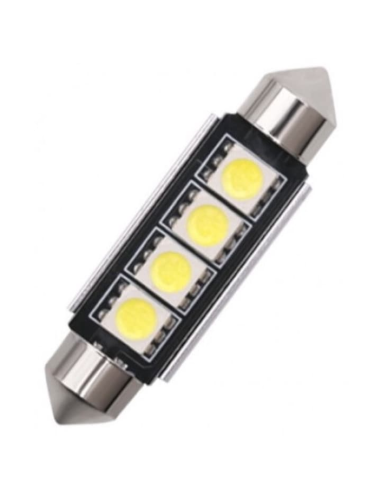 Led auto Alb C5W sofit Canbus with 4 SMD, 41...