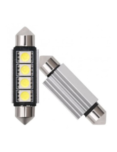 Led auto Alb C5W sofit Canbus with 4 SMD, 41 mm, 12V 2