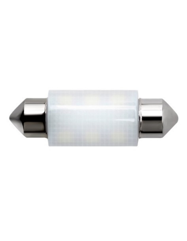 White Car LED, C5W, Ceramic Canbus Sofit with 6...