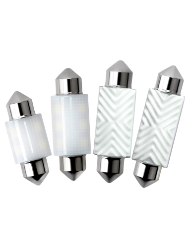 White Car LED, C5W, Ceramic Canbus Sofit with 6...