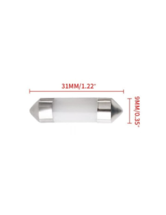 White C5w COB LED Car Light 31 mm 2