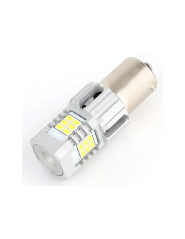 Λαμπτήρας αυτοκινήτου ΛΕΥΚΟΣ BA15S με 24 SMD 3020 12V Canbus BTLE5040A-BA15S-WHITE