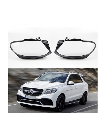 Σετ 2 γυάλινες φανάρια για Mercedes GLE Coupe C292 (2015 - 2019) - HW044