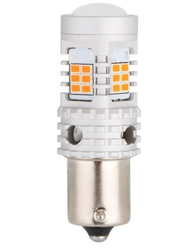 Led Semnalizre Portocaliu P21W BA15S Super...