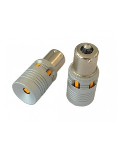 LED Πορτοκαλί για Φλας PY21W BAU15S Super CANBUS με 24... 2