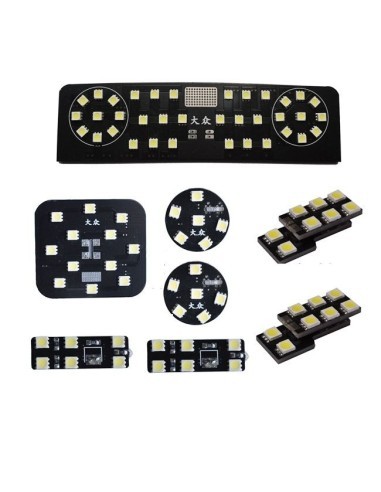 Interior LED Kit 8 pieces for Skoda Superb 2 2008-
