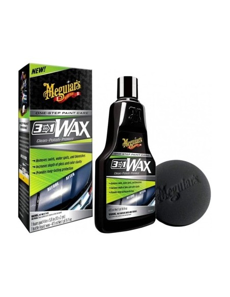 Κερί αυτοκινήτου Meguiar's 3 in 1 Wax 473ml