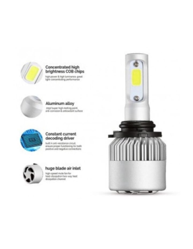 Set 2 leduri H3 COB Canbus,  4300K, power 72W,...