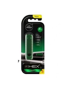 Aroma Car Fancy Shapes Polymer Hex Lemon Air Freshener