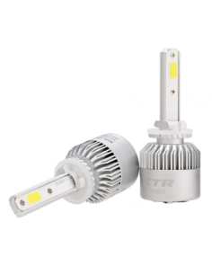 2 db H27 COB Canbus LED izzó készlet, 6000K, 72W... 2