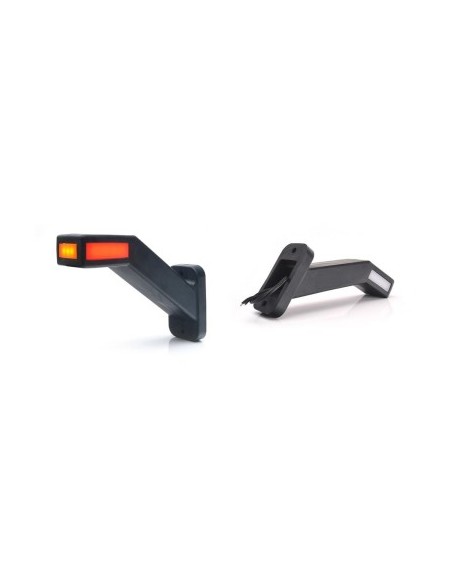 LED Marker Light with Arm 1171L W168.4, 12V-24V, white / red / orange right position WAS