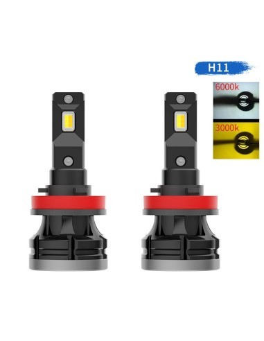 Set of 2 H11 Canbus Car LED Lights,...