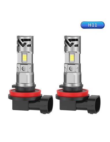 Set of 2 H11 Canbus Car LEDs, Power 60W,...