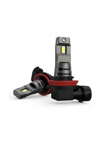 Σετ 2 led αυτοκινήτου H8/H9/H11 Canbus, ισχύς 80W, φωτεινότητα 7200 Lm, 12V