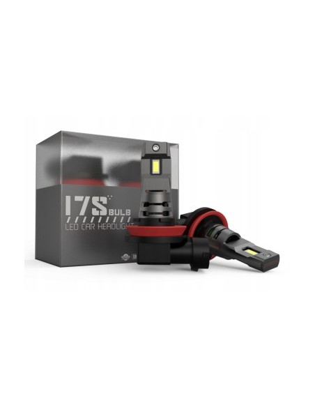 Σετ 2 led αυτοκινήτου H8/H9/H11 Canbus, ισχύς 80W, φωτεινότητα 7200 Lm, 12V