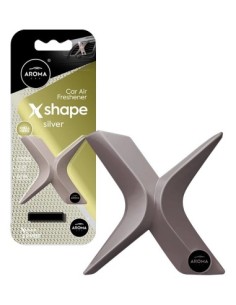 Αρωματικό αυτοκινήτου Aroma Car X Shape Silver