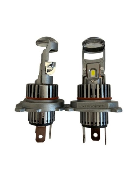 Set of 2 H4 Canbus Car LEDs, Power 56W, Brightness 5600 Lm, 9-60V