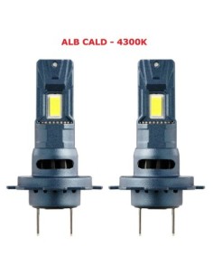 Σετ 2 led αυτοκινήτου H7 Λευκό Ζεστό - 4300k, Canbus,...
