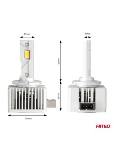 Комплект 2 LED крушки D1S, D1R Canbus, 70W, 6800 Lm,... 2