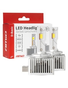 2 db D1S, D1R Canbus autós LED izzó készlet, 70W, 6800...