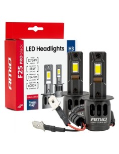 2 db H3 Canbus autós LED izzó készlet, 68W, 7646Lm,...