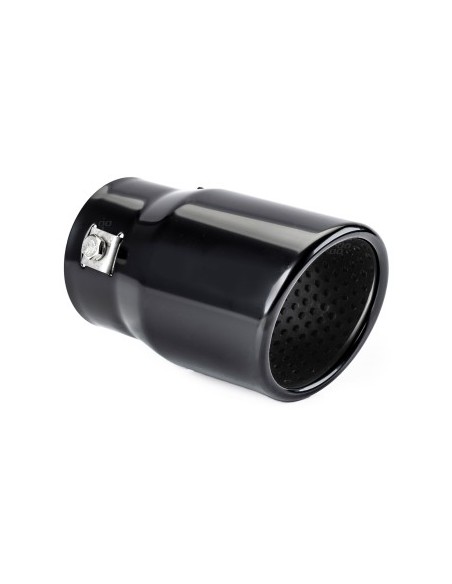 Matte Black Stainless Steel Exhaust Tip 43-62 mm, Length 130mm