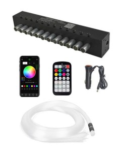 Meteorite RGB Fiber Optic Kit, 120 Fires, 3m,...