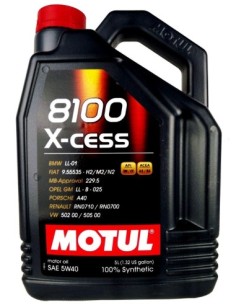 Λάδι κινητήρα Motul 8100 X-Cess 5w40 5L