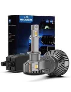 Σετ 2 LED H1 Canbus, 6000k, 60W, φωτεινότητα 9000 Lm,...