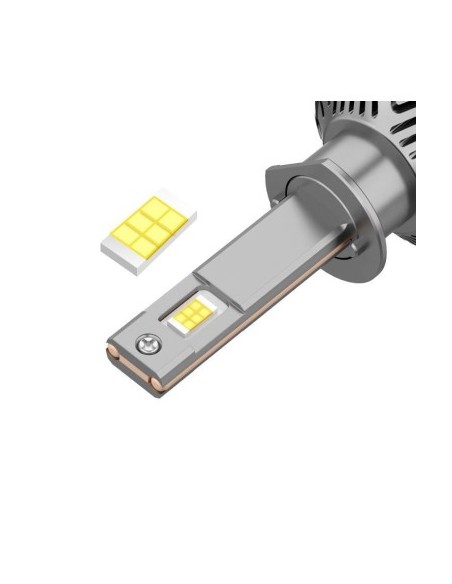 Set 2 leduri H1 Canbus, 6000k, 60W, luminozitate 9000 Lm, 12V-24V