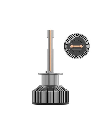 Set 2 leduri H1 Canbus, 6000k, 60W, luminozitate 9000 Lm, 12V-24V