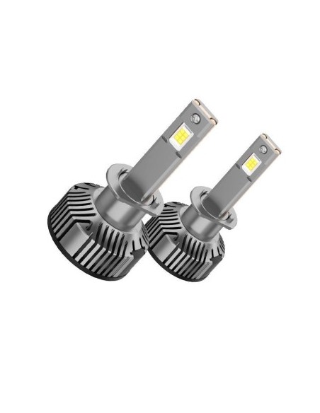 Set 2 leduri H1 Canbus, 6000k, 60W, luminozitate 9000 Lm, 12V-24V