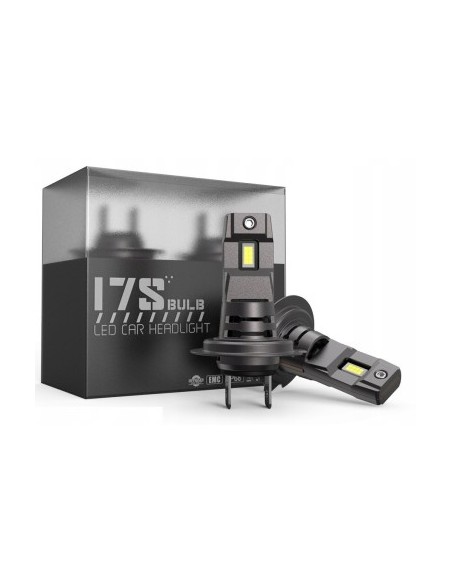Set of 2 H7 Canbus Car LED Lights, 80W, 7200 Lm, 12V