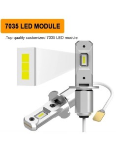 Set 2 led αυτοκινήτου H3 Canbus, ισχύς 10W, φωτεινότητα... 2