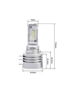 Σετ 2 LED H15 ALL IN ONE για φως αυτοκινήτου 20W, 12V,... 2