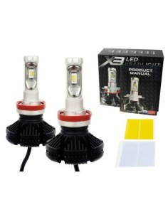 2 db H8, H9, H11 Canbus LED lámpa szett, 50W, 12.000 Lm,... 2