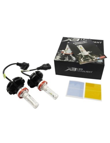 Set of 2 H8, H9, H11 LED Lights, Canbus, 50W,...