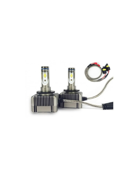 Set 2 leduri D1S pentru far auto 72W Chip Cree 8000 Lm 12V