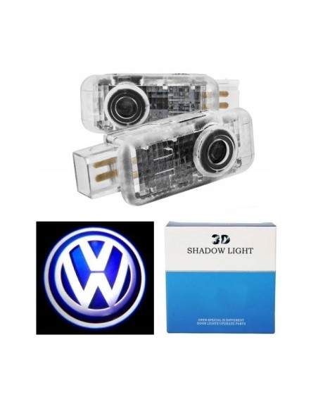Set 2 lampi Portiere Logo pentru VW Passat B5, B5.5, Phaeton