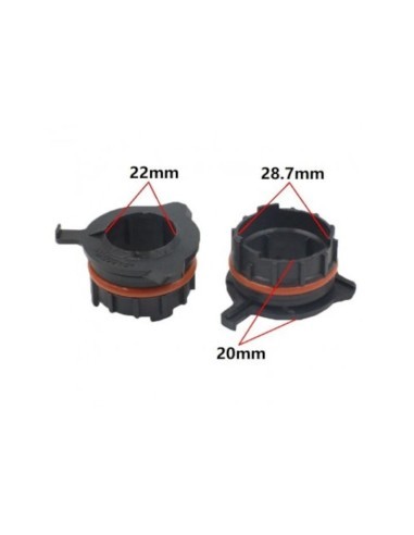 2 db LED H7 adapter készlet Mercedes-Benz-hez -...
