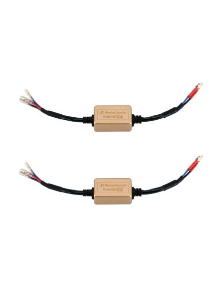 Set of 2 error cancellers for LED bulbs H15 12V