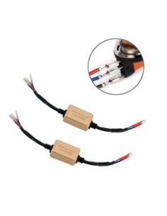 Set of 2 error cancellers for LED bulbs H15 12V 2