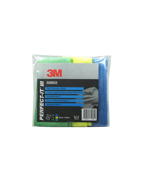 Set 3 High Performance Reusable Polishing Cloths 3M 3PCS