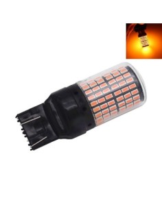 Car LED Canbus Orange T20 7443 144 SMD 3014 with dual...