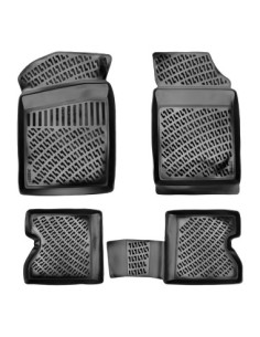 Rubber mat set type tray for Renault Kangoo I 1997-2007