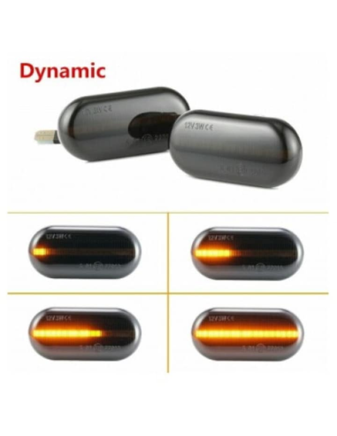 Set of 2 LED Wing Indicators for Renault Clio,...