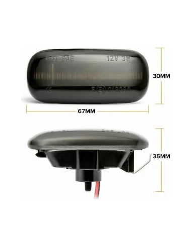 Set 2 Dynamic LED Wing Indicators Leon,...